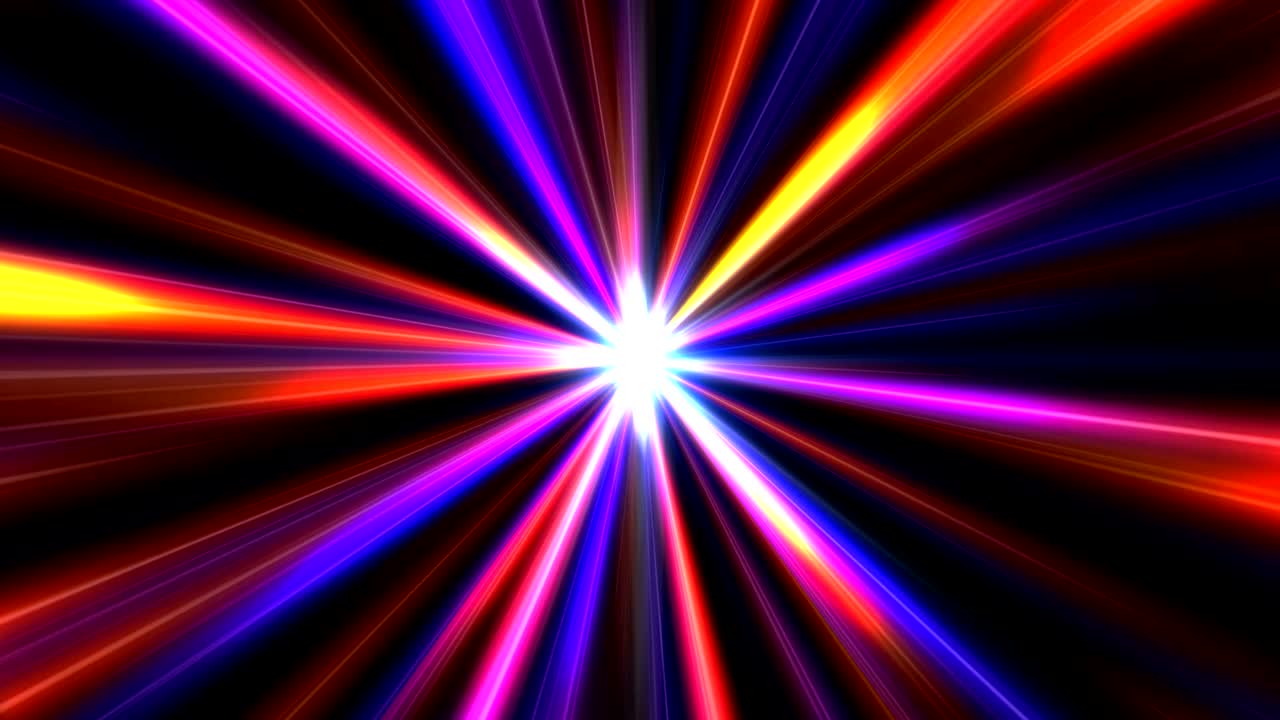 rayos mágicos de color abstract 4k