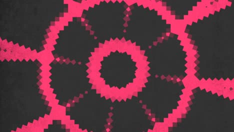 patrón de cuadrados rojos en 8 bits de arquitectura