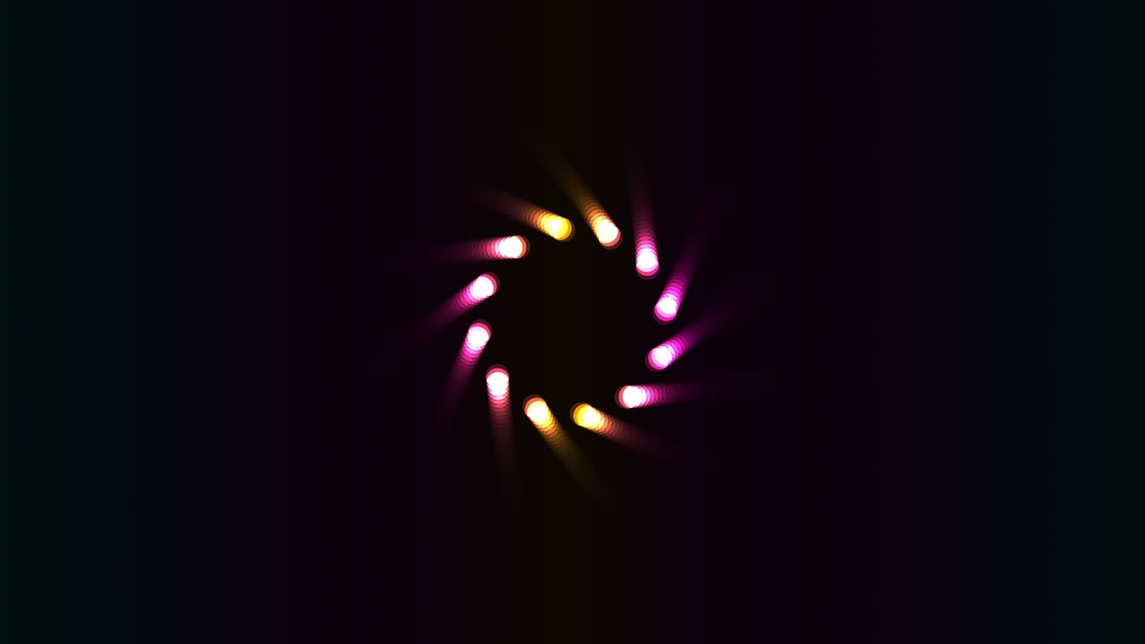 los láseres de círculo abstracto se muestran en video 4k.