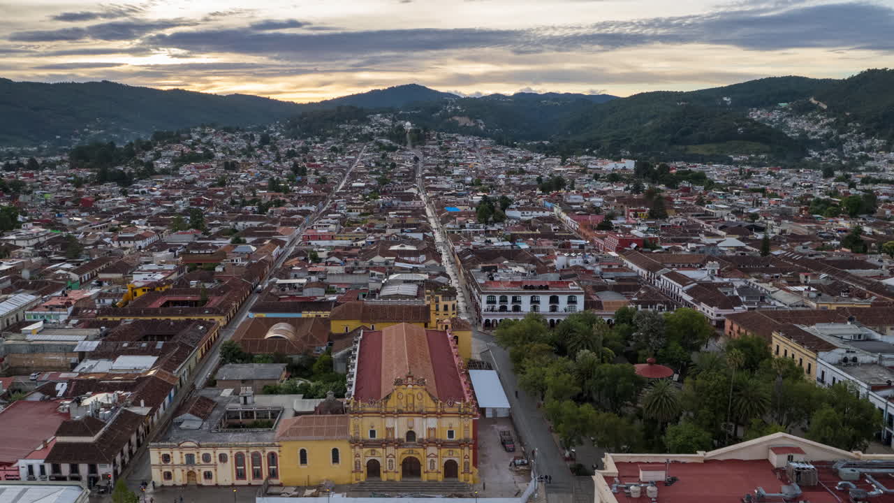 timelapse en sa cristobal de las casas, chiapas, mexico