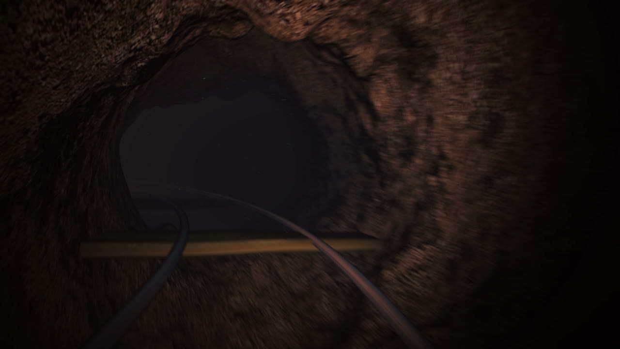 Dark Mountain Tunnel Roller Coaster