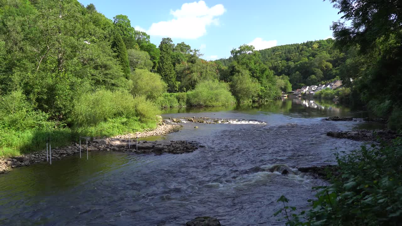 Symonds Yat East, Valle del fiume Wye, panoramica lenta