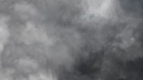 Thunderstorm At dark sky  With dark Clouds