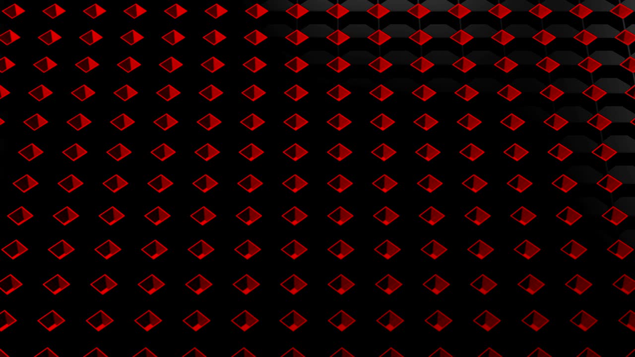 fondo abstracto - octógonos negros y cuadrados rojos.