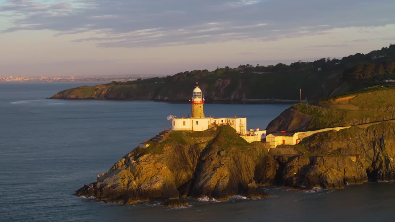 4K Cinematic Drone Footage of Baily Lighthouse at Sunrise – Howth, Co. Dublin, Ireland_14