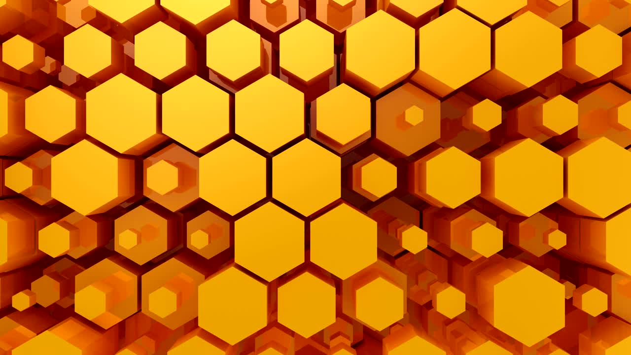 el fondo de los hexágonos