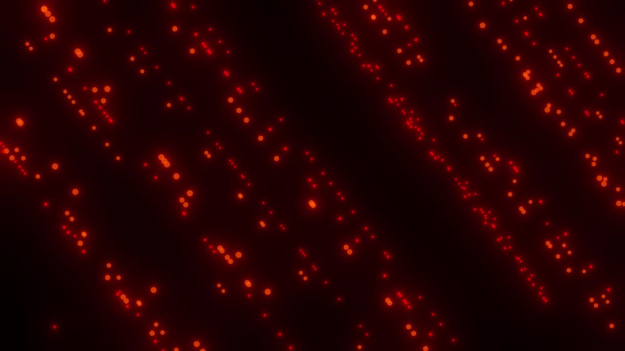 Abstract Glowing Particles