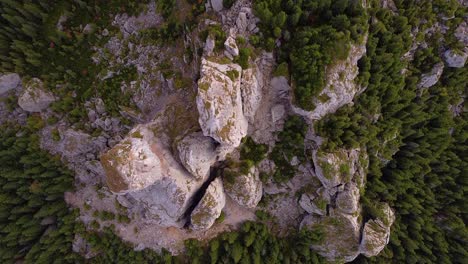 aerial shot of mountains