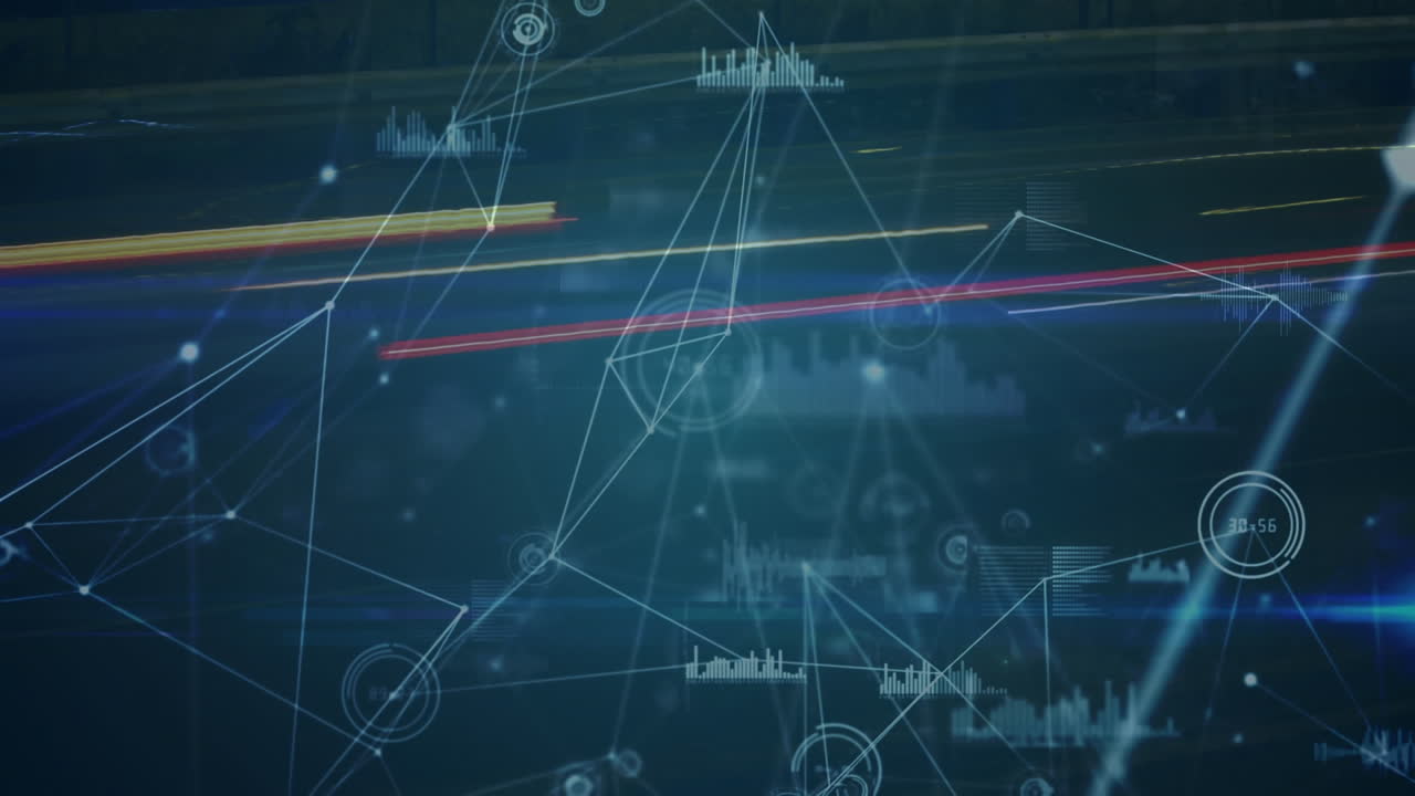 도시 풍경에 대한 통계와 연결된 네트워크의 활성화