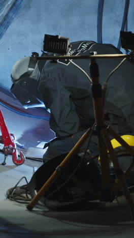 operaciones de soldadura industrial
