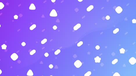 4k simple shape and line loop animation background. funny cute clean background