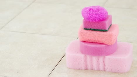 Stack-of-cleaning-sponges