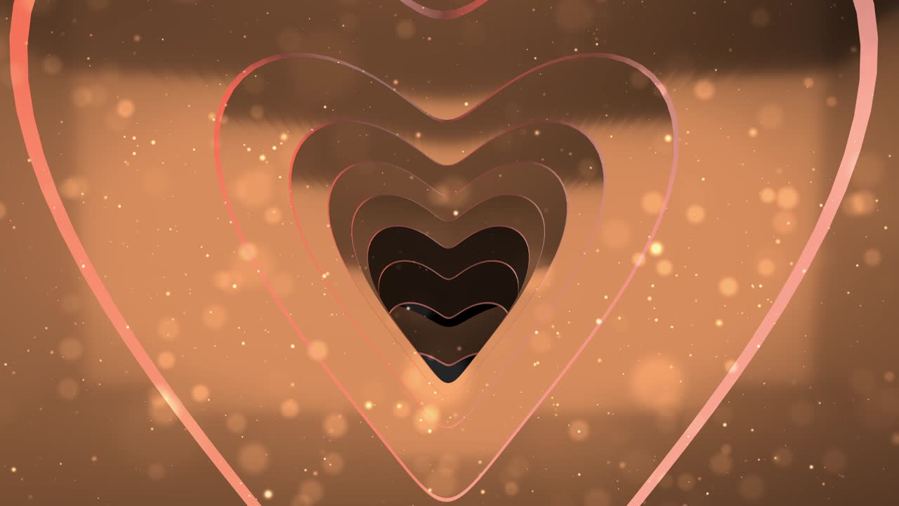 сердце к любви туннель для петли оранжевый