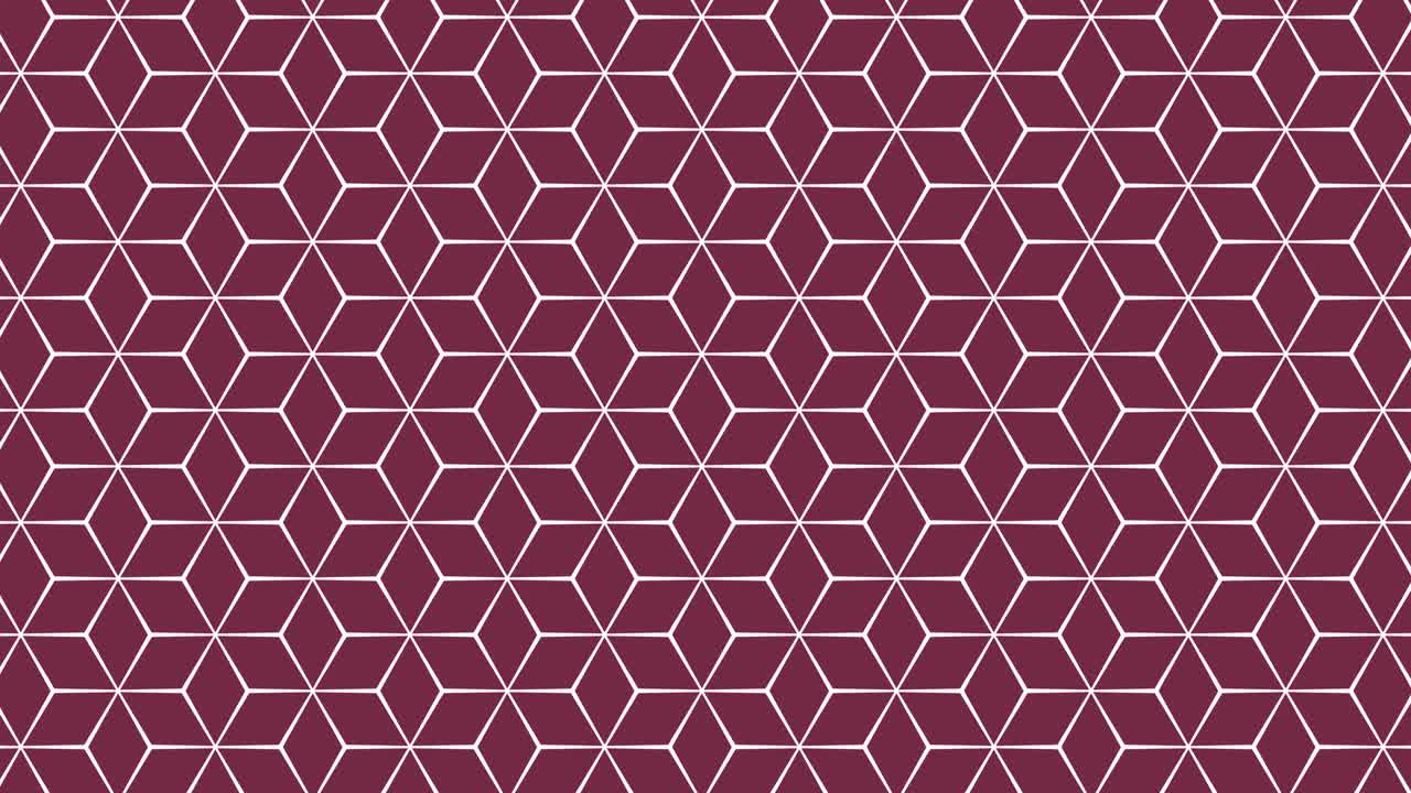 patrón de video gráfico 2d que se mueve hacia la parte inferior derecha con zoom, compuesto de diseños y formas con texturas multicolores.