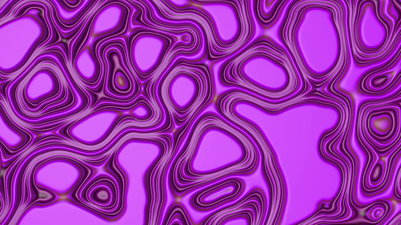 Topography Relief Liquid Gradients Looping Background. 3d Rendering