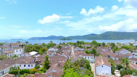 paraty, rio de janeiro, rj, brazil, river, travel out, drone footage, and mountain brazilian culture, beautifull scene