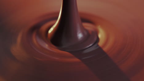pouring chocolate