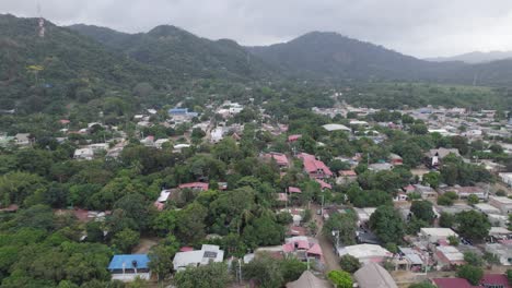 aerial view of palomino village nestled in lush greenery