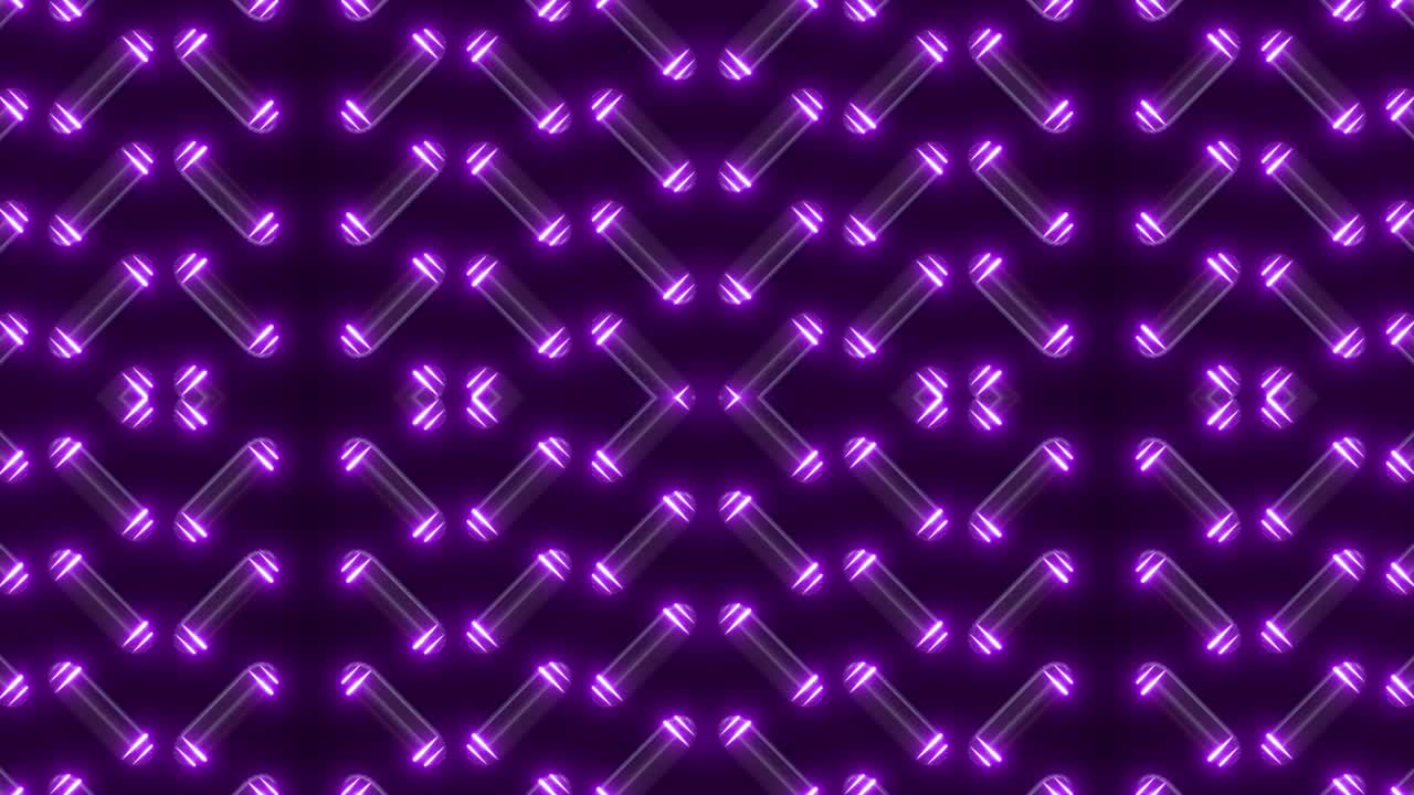 Abstract Purple Neon Geometric Pattern