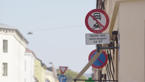 no parking sign in norway