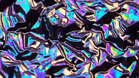 holographic iridescent metallic texture