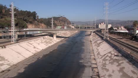 Los-Angeles-River,-Kalifornien,-Usa