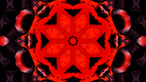 movimiento de fondo de kaleidoscopio abstractamente colorido