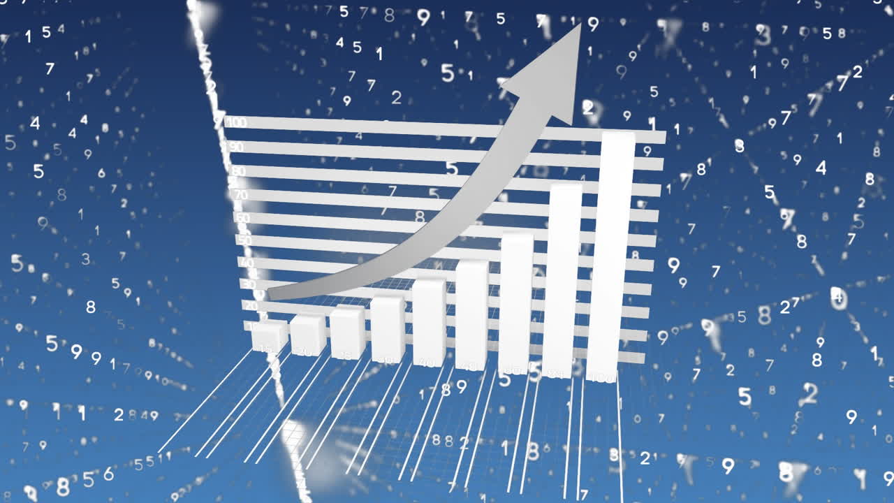 데이터가 증가하는 바 그래프