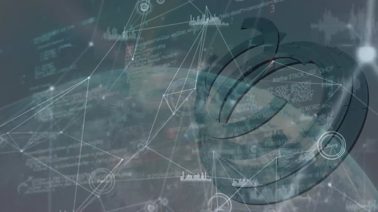 연결 네트워크의 애니메이션과 범위 스캐닝