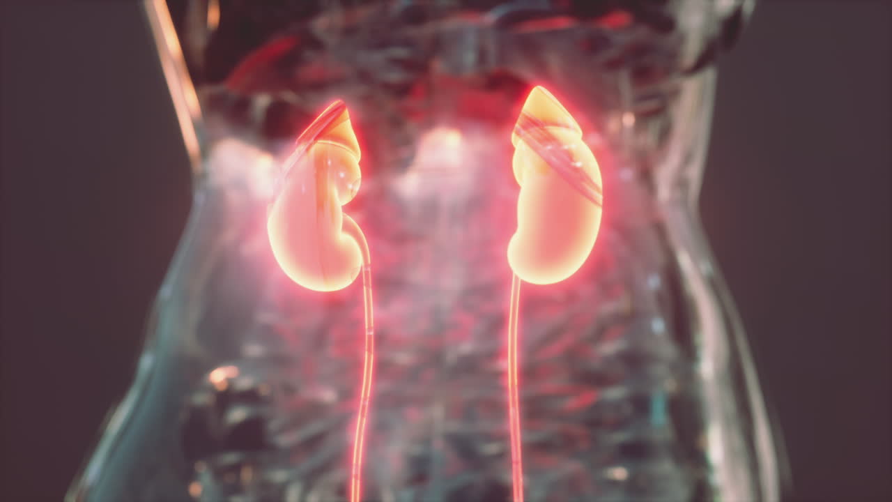 Human Urinary System and Kidneys Anatomy