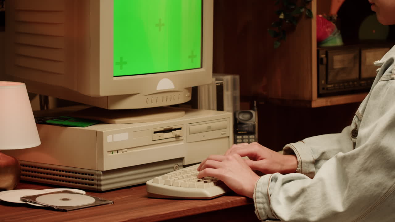 Retro Computer User
