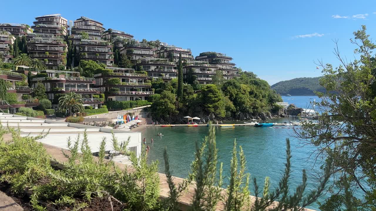 Budva montenegro old town city balkan country balkans region europe luxury apartments