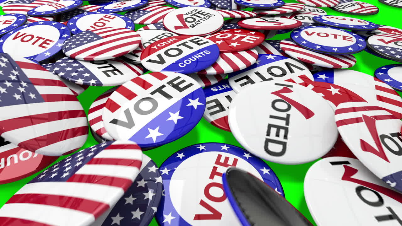 Voting pins dropping on the floor