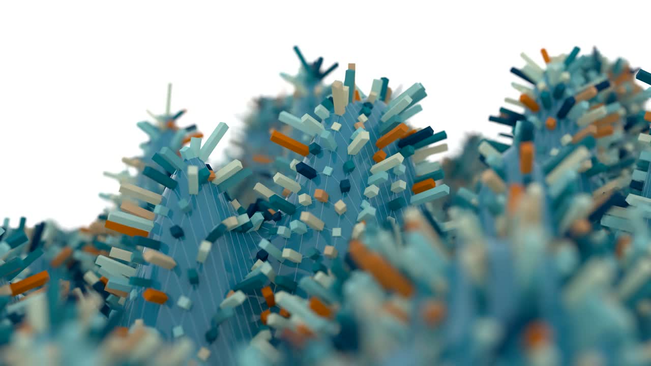 4k абстрактная концепция блокчейна.