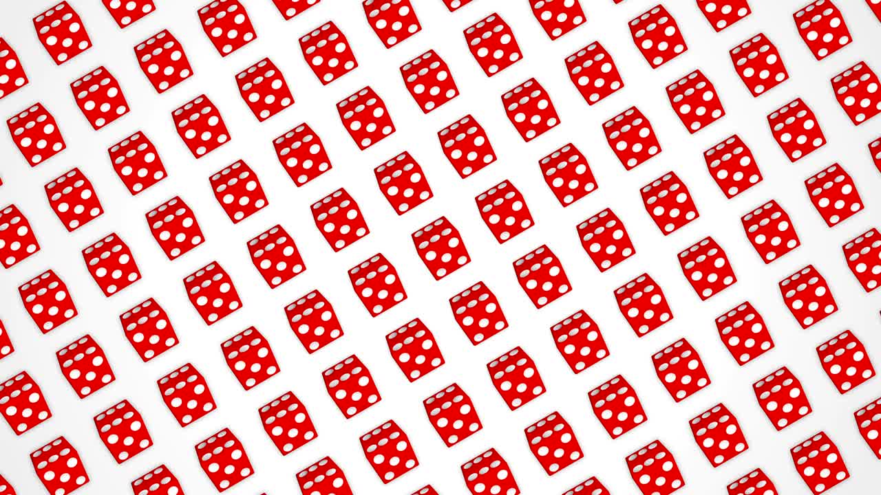 cubos de dados rojos juego de casino fondo blanco