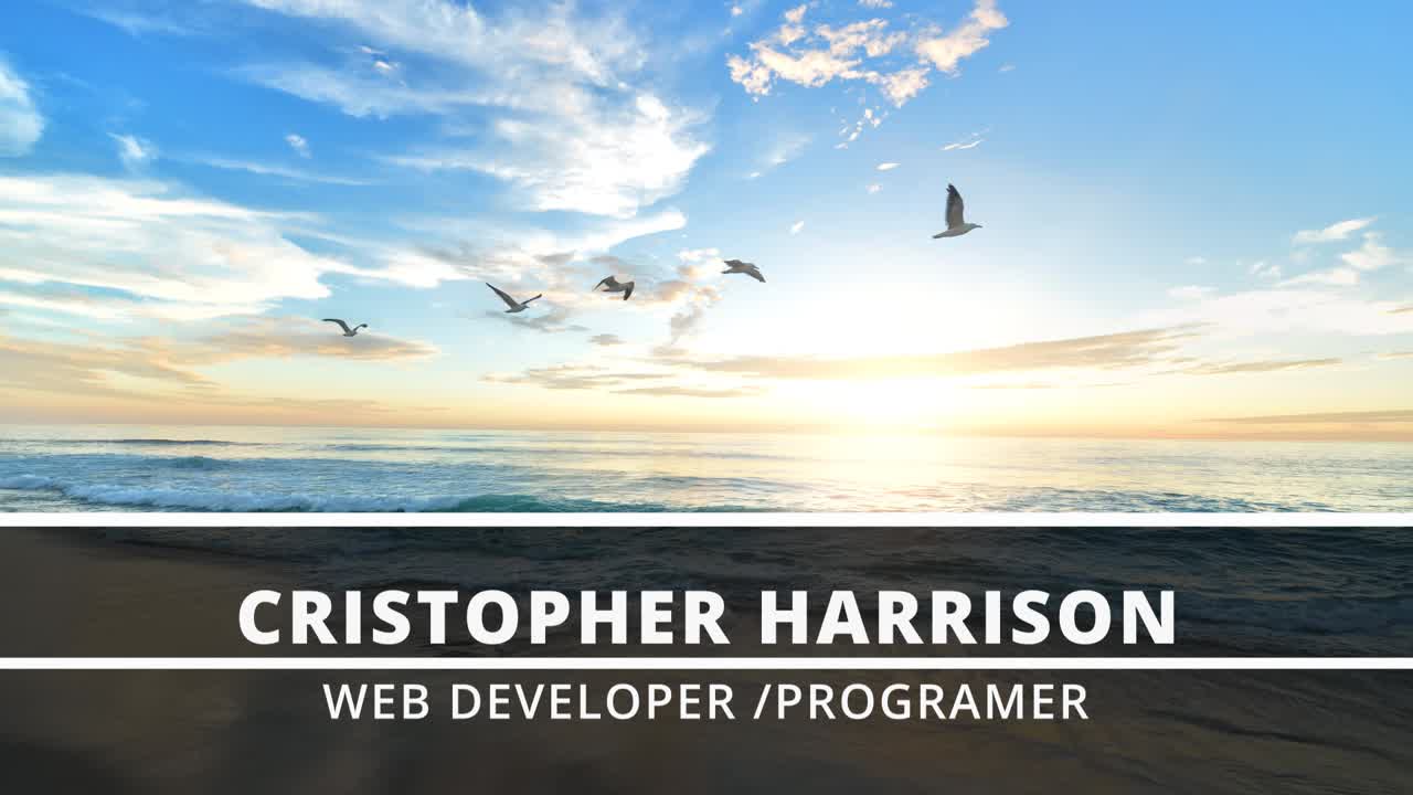 Coastal Portfolio/Resume Backgrounds