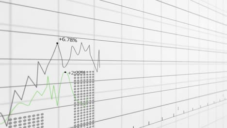 animación de las estadísticas y el procesamiento de datos financieros en la red