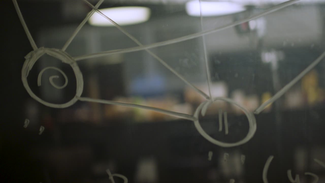 화이트보드 에 있는 다이어그램