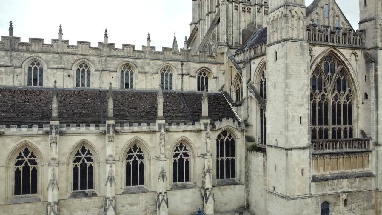 Exterior of a Gothic Cathedral