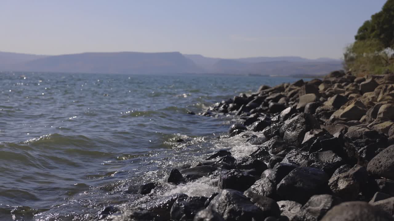 갈릴리 바다 느린 동영상 이스라엘