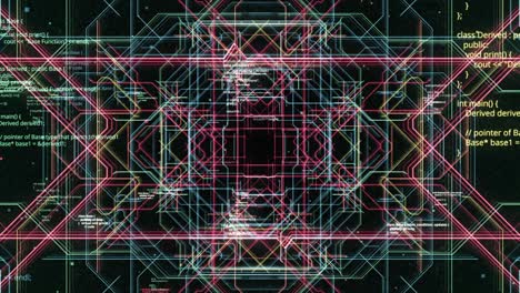 Abstract Digital Code Visualization