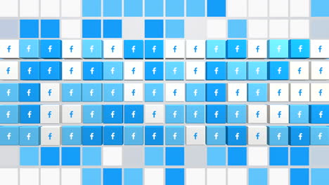 Facebook-icons-pattern-on-network-background