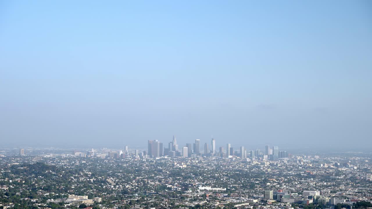 Panoramic view of the Los Angeles city, California