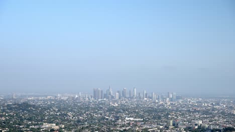 panoramic view of the los angeles city, california