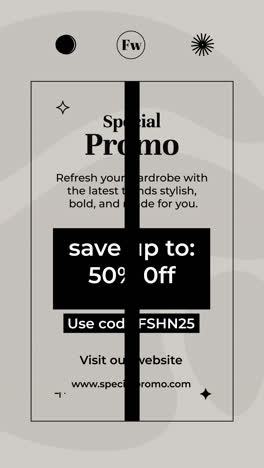 special promo: save up to 50% off on fashion