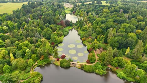 stunning english countryside gardens, vibrant with color