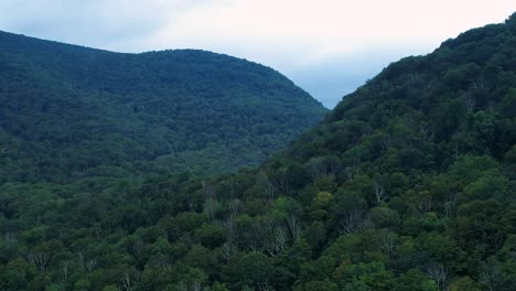 Wunderschöne-Drohnenaufnahmen-Eines-Atemberaubenden-Frühlingstages-In-Den-Appalachen