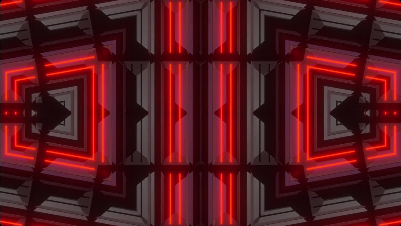 patrón de neón geométrico abstracto