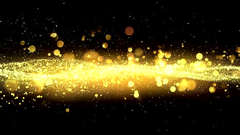 las chispas de luz brillantes animación abstracta