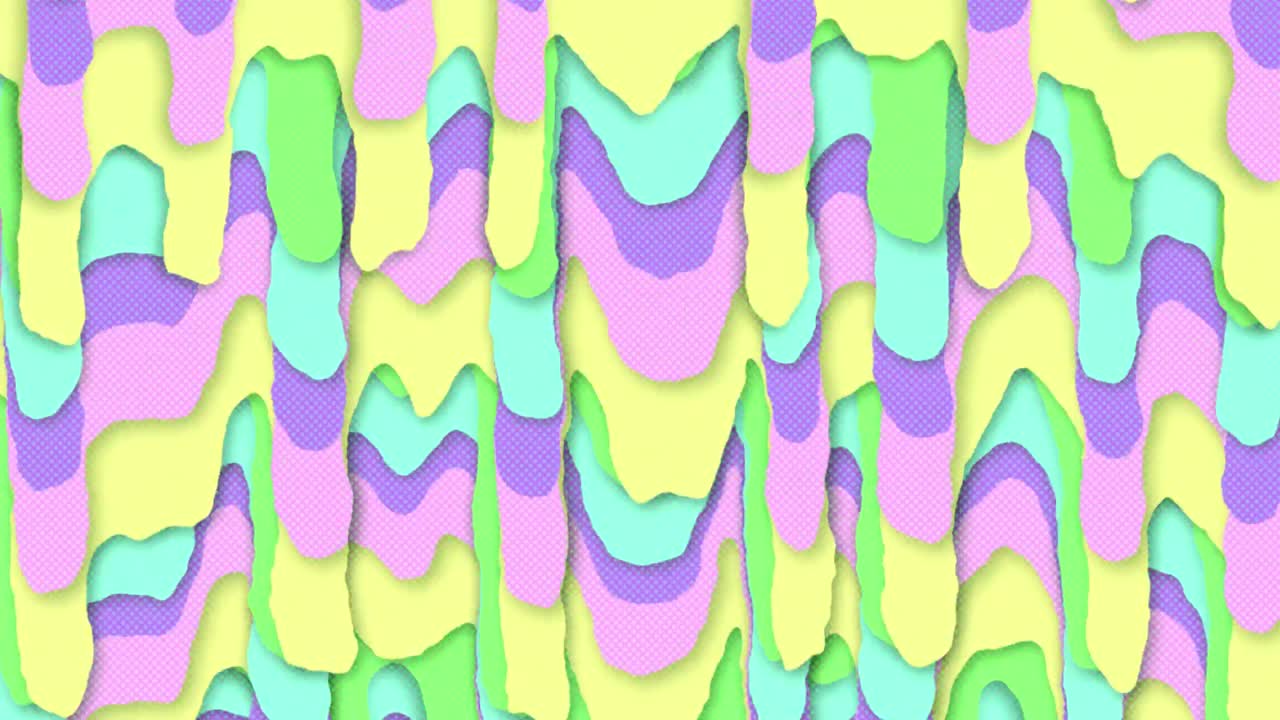 animación retro al estilo de los años 80